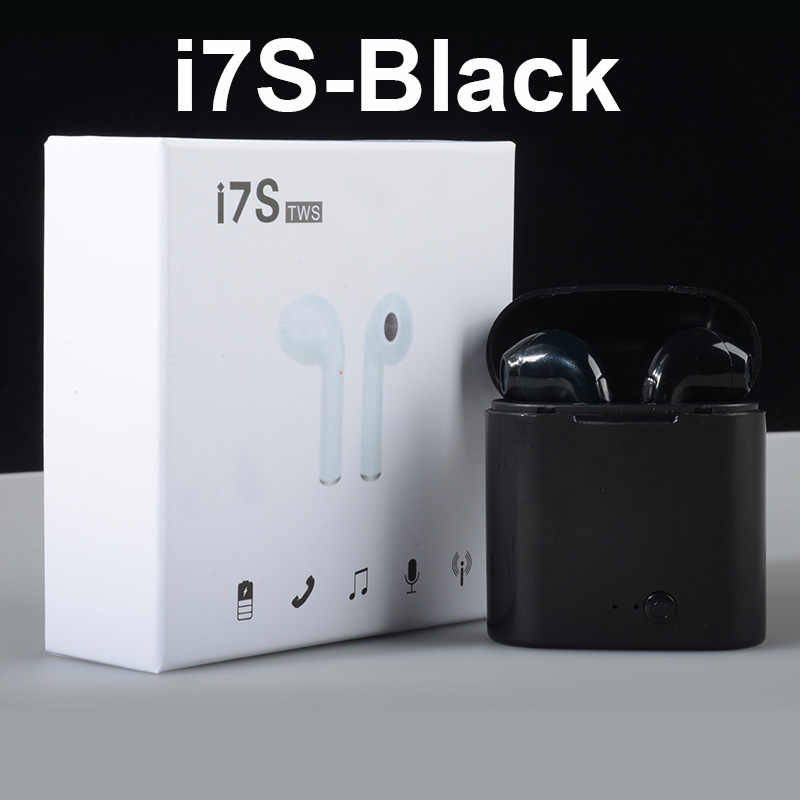 I7S TWS Wireless Bluetooth Earbuds for Android iOS - Black